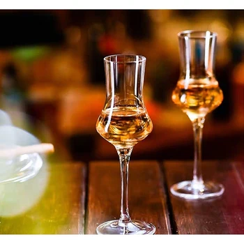 120 ml İskoçya Viski Kokulu Kristal Bardak Viski Kokusu Şarap Bardağı Brendi Snifter Kristal Aroma Profesyonel Tatma Cam Kadeh
