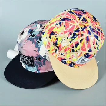 2018 sıcak satış Bahar Erkek Kadın Yeni Varış Unisex Snapback Ayarlanabilir beyzbol şapkası Hip Hop şapka Serin Çiçek serin ve yakışıklı