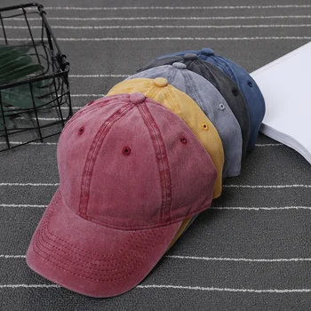2020 Sonbahar Ve Kış Denim Düz Renk beyzbol şapkası Erkekler Ve Kadınlar Çift Şapka Moda Hip Hop Şapkalar