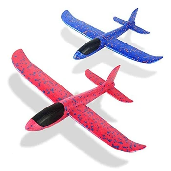 33CM Büyük Köpük Uçak Planör El Atmak Uçak ışık Atalet EPP Kabarcık Uçaklar Açık Lansmanı Çocuk Oyuncakları Çocuklar için erkek Hediye