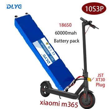 36V 10S3P 18650 60ah 500W Yüksek Güç Şarj Edilebilir Lityum Pil için Xiao mi Bisiklet Scooter Elektrikli Araç BMS ile XT30 Fiş