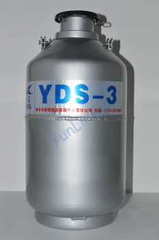 3L sıvı azot konteynerı Yüksek Kaliteli Azot Tankı Askıları ile Alüminyum Alaşımlı Sıvı Azot Tankı YDS-3