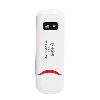 4G LTE USB WiFi Modem Mobil Taşınabilir WiFi Araba Kartı Ağ Modem Sopa WiFi adaptörü 4G kart yönlendirici İle Süper Güçlü Kapsama