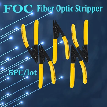 5 Adet CFS-3 Üç bağlantı noktalı Sıyırma Pense Fiber Optik Alet Fiber Optik Kablo Striptizci