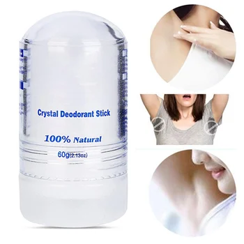 60g Kristal Deodorant Şap Sopa Vücut Koltukaltı koku giderici Antiperspirant Erkekler ve Kadınlar için Erkek Deodorant Sopa Tanımsız