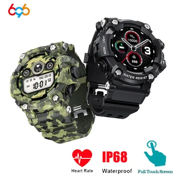 696 TRDT6 akıllı saat Su Geçirmez IP67 Uzun Bekleme Akıllı Kol Saati Kalp Hızı Kan Basıncı Açık Erkekler Spor Smartwatch