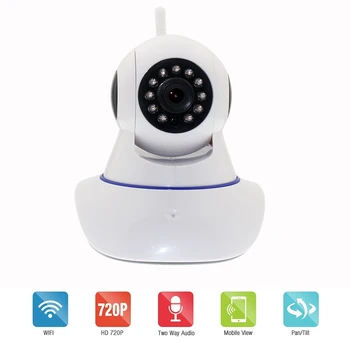 720 P Güvenlik Ağı CCTV Wifi Gözetim Kamera Kablosuz HD Güvenlik IP Kamera IR Gece Görüş bebek izleme monitörü yerel alarm