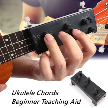 8 Akor Acemi Ukulele Yardım Eğitim Araçları Öğrenme Sistemi Küçük gitar teli Uygulama Aksesuarları