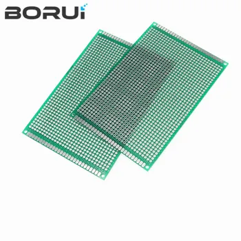 8x12cm 80x120mm Çift Taraflı Prototip PCB Evrensel Baskılı devre Protokolü Arduino İçin