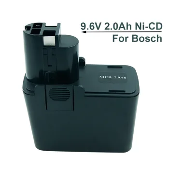 9.6 V 2.0 Ah Ni-CD Yedek güç aracı pil için Bosch 2000mAh BAT001 2607335037 2607335469 2610910400 BAT001 BH-974