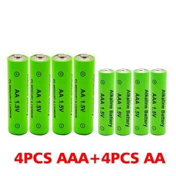 AAA + AA Şarj Edilebilir aa 1.5 V 3800 mah-1.5 V aaa 3000 mAh Alkalin Pil El Feneri Oyuncak İzle MP3 Çalar, ücretsiz Teslimat