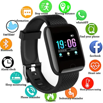 Akıllı saat Erkekler Kan Basıncı Su Geçirmez Smartwatch Kadınlar nabız monitörü Spor İzci İzle GPS Spor Android IOS İçin