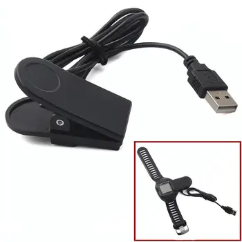 ALOYSEED 1m USB şarj kablosu Klip şarj doku Cradle Garmin Öncüsü İçin 405CX 405 410 910XT 310XT akıllı saat Aksesuarları