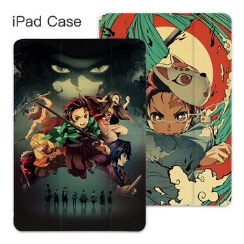 Anime iblis avcısı iPad Pro için 11 2020 10.2 8th Nesil Hava 4 Tablet Standı Mini 5 7th 6th Pro 12.9 10.5 Hava 2 3 Kapak