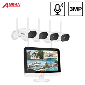 ANRAN 3MP Kablosuz CCTV Sistemi Açık PTZ AI IP Kamera Güvenlik Sistemi Video Gözetim 13 