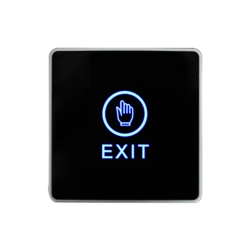 Arkadan aydınlatmalı LED Dokunmatik Çıkış Düğmesi Duvara Monte Çıkış Düğmesi Basma Kapı Açma Çıkış Düğmesi Anahtarı Erişim Kontrol Sistemi İçin