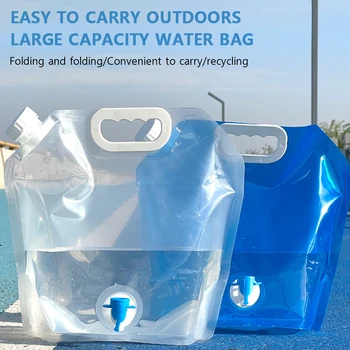 Açık Su Torbası Taşınabilir Katlanır İçme Suyu saklama çantası Piknik Kendi Kendine sürüş Turu pişirme kabı Çantası Katlanabilir Su Torbası