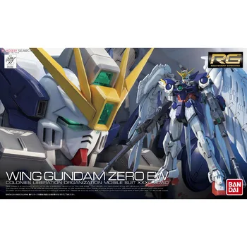 BANDAİ RG 17 1/144 XXXG-00W0 Kanat Gundam Sıfır EW Montaj Modeli Eylem oyuncak figürler Çocuk Hediye Anime Figürü