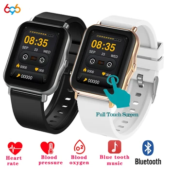 BT Çağrı Smartwatch Özel Arama Müzik Spor 1.65 inç Tam dokunmatik ekranlı akıllı saat Erkekler Kadınlar Spor Kalp Hızı IOS Android İçin