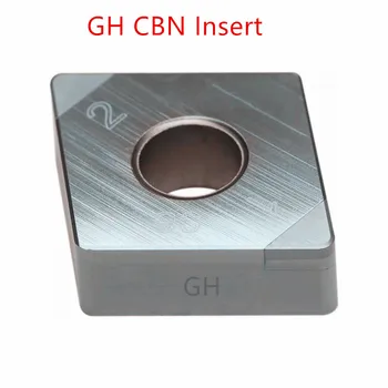 CBN ekler CCGW09T304 CCMT060204 IKİ ucu PCBN endekslenebilir karbür ahşap tornası araçları ışleme sertleştirilmiş çelik demir 1 adet