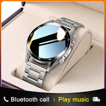 E1 - 2 akıllı saat Erkekler Bluetooth Çağrı Özel Arama Tam Dokunmatik Ekran Su Geçirmez Smartwatch Android IOS İçin Spor Spor İzci