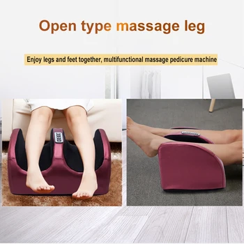 Elektrikli ayak masajı Shiatsum sarma Ve titreşim makinesi ısınma terapi bacak refleksoloji ağrı kesici