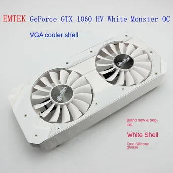EMTEK GeForce GTX 1060 DIY Kabuk ile HV Beyaz KIRMIZI Grafik ekran Kartı Soğutucu için yeni Soğutma Fanı DC12V 0.55 FD9015U12S BİR