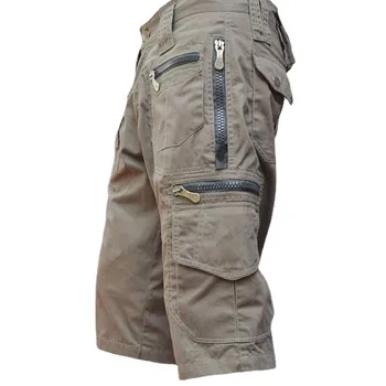 Erkek Askeri Kargo Şort 2022 Ordu Kamuflaj Taktik Joggers Şort Erkekler Pamuk Gevşek İş Rahat kısa pantolon Artı Boyutu 5XL