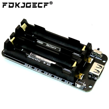ESP8266 ESP32 Çift 18650 Lityum Pil Kalkanı V8 5V 2.2 A 3V 1A Mobil taşınabilir şarj cihazı bataryası Şarj Modülü mikro usb Arduino İçin