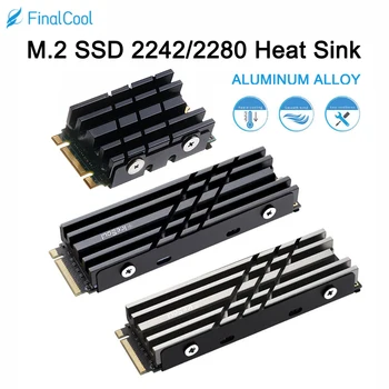 FinalCool ısı emici soğutucu radyatör soğutucu NVME termal ped Alüminyum Alaşımlı katı sabit disk soğutma bandı M. 2 SSD 2242/2280