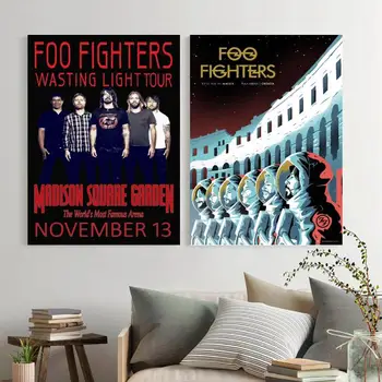 Foo Fighters Bant Tuval sanat posterleri ve Duvar sanat resmi Baskı Modern Aile yatak odası dekoru Posterler