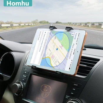 Homhu 360 Derece Tablet Standı İçin İPAD Hava Mini Pro 1 2 3 4 Güçlü Emiş araç ön camı Tablet Tutucu GPS Samsung Braketi