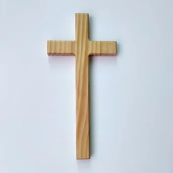 Hıristiyan Katı ahşap Çapraz Süsler Kilise Malzemeleri 31 cm İsa Katolik Jezus Haç Crucifixo Chapelet Catholique Crucifijo