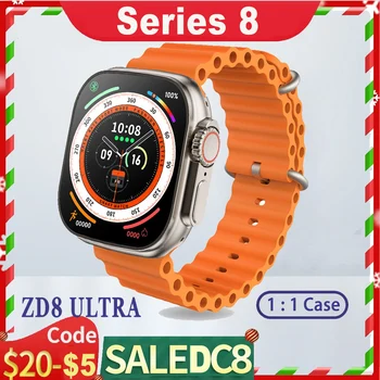 IWO ZD8 Ultra Smartwatch 49mm Serisi 8 1: 1 Kılıf 2.0 