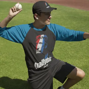 Johnny Hallyday beyzbol şapkası Johnny Hallyday Komik Erkek beyzbol şapkası Baskılı Polyester Kaya Toplu Siparişler Kap