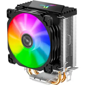 Jonsbo CR1200 2 ısı Borusu Kulesi CPU soğutucu RGB 3Pin soğutma fanı Soğutucu 9cm renk yumuşak ışık fanı PU Soğutucu Flama radyatör