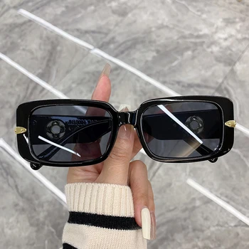 KAMMPT Vintage Güneş Gözlüğü Kadın Erkek Retro Moda güneş gözlüğü Metal Çapraz Çiçek Marka Tasarımcı Gözlük Oculos De Sol UV400
