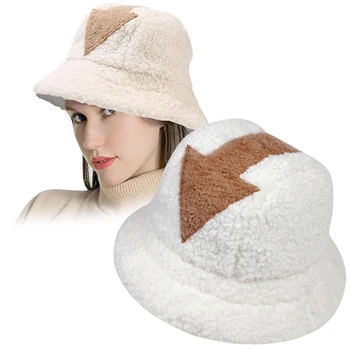 Kış Appa Faux Kürk Kabarık Kova Şapka Kadın Açık Sıcak güneş şapkası Yumuşak Kadife Kürklü Balıkçı Kap Kız Moda Panama Kap