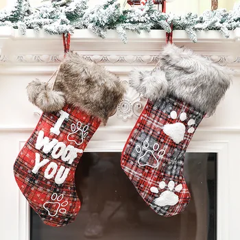 Merry Christmas Çorap Çuval 2023 Noel Süslemeleri Ev için Navidad Süs Mutlu Yeni Yıl yılbaşı dekoru 2022