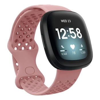 Moda Renkli Kayış Fitbit Versa İçin 3 4 Sense 2 Yumuşak Silikon Akıllı Watchband Su Geçirmez Nefes Bilezik Son Tarzı