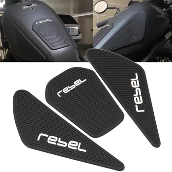 Motosiklet Aksesuarları Honda REBEL CMX 500 300 REBEL500 REBEL300 Gaz Yakıt Deposu Yan kauçuk ped Koruyucu Etiketler Çıkartmaları
