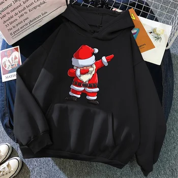 Noel DAB Santa Hoodies Hip Hop Hoodies Komik Kadın Erkek Kapüşonlu Sweatshirt Rahat Kazak Harajuku Hoodies Giyim Tops