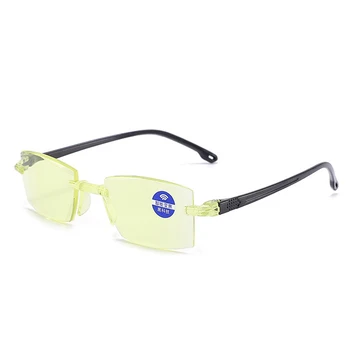NONOR 2021 Anti Mavi ışık okuma gözlüğü Gece Çok Odaklı Görüş Erkekler İçin Akıllı Gözlük + 0 İla + 350