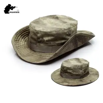 Ordu Kalınlaşmak Kamuflaj Boonie Şapka En Kaliteli Erkek Kadın Askeri Taktik Şapka Avcılık Kamp Multicam Şapka KA056