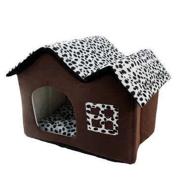 Pet Köpek Çıkarılabilir Kapak Ev Kahverengi Mekanik Yıkama Yatakları Küçük Büyük Köpekler Kediler Uyku DB718