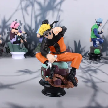 Rastgele tarzı Naruto Shippuden Anime Modeli Heykelcik Sasuke Gaara Aksiyon Figürü PVC Heykeli Koleksiyon Oyuncaklar Dekorasyon Bebek hediyeleri