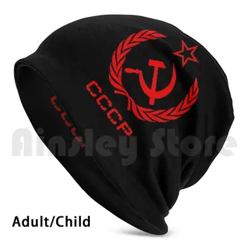 Rus Sscb Sovyetler Birliği Çekiç Ve Orak Komünist Kasketleri örgü şapka Hip Hop Sscb Sovyetler Birliği