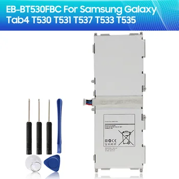 Samsung için yedek pil EB-BT530FBU EB-BT530FBC EB-BT530FBE Samsung GALAXY Tab 4 için SM-T530 T531 T533 T535 T537 6800mAh