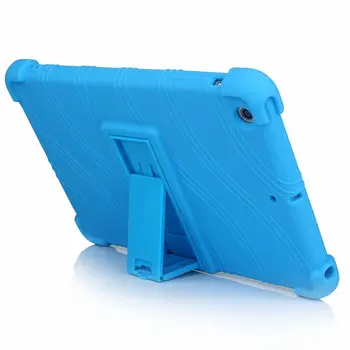 Silikon iPad kılıfı Mini 1 2 3 Kickstand Kapak için iPad A1432 A1454 A1455 A1489 A1490 A1491 A1599 A1600 Yumuşak Koruyucu Funda