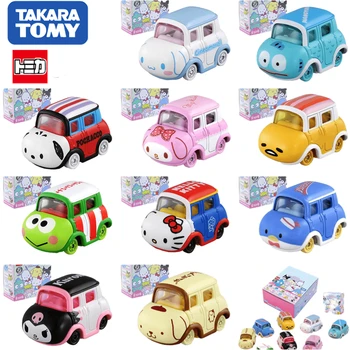 TAKARA TOMY Sanrio Baker Ördek Yugui Köpek Melodi Alaşım Oyuncak Araba Modeli Tekerlek Hareketli çocuk oyuncağı Koleksiyonu doğum günü hediyesi